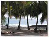 The nearby beach, close to the Hawaii Vacation Home Hale Maluhia La'a