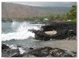The beach near Hawaii Vacation Home Hale Maluhia La'a