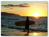 Sunset at the Hawaii Vacation Home Hale Maluhia La'a
