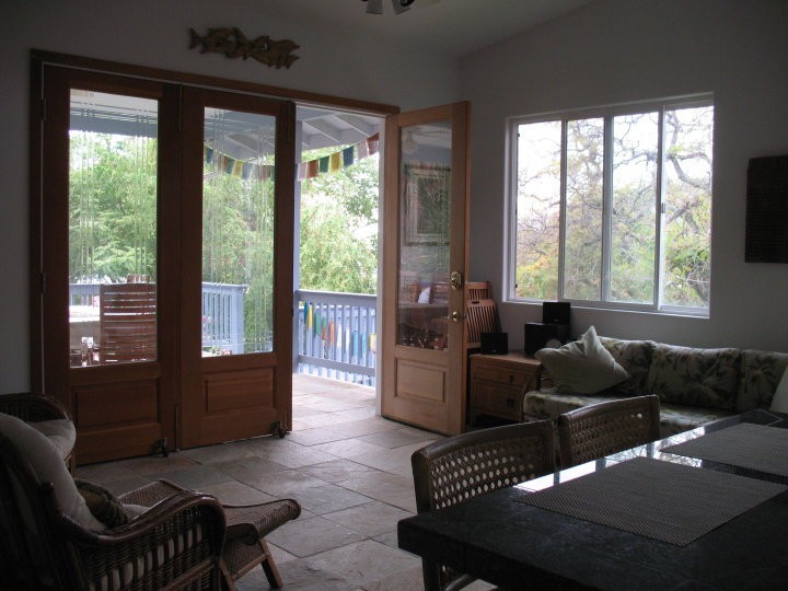 The living room